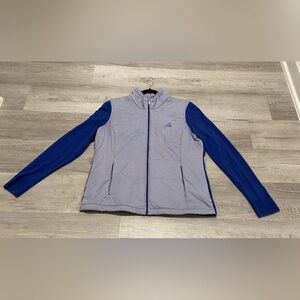 Cutter & Buck Blue and Gray Full-Zip Jacket/swacket